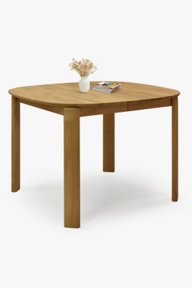 Rozkladací drevený jedálenský stôl 110-160 cm